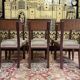Set of 6 Art Deco chairs - 1950 in mahogany