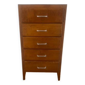 1950s oak chiffonier