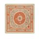 Vintage Turkish hand-knotted rug 140x145 cm