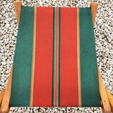 Folding chair of fisherman fabric bayadère