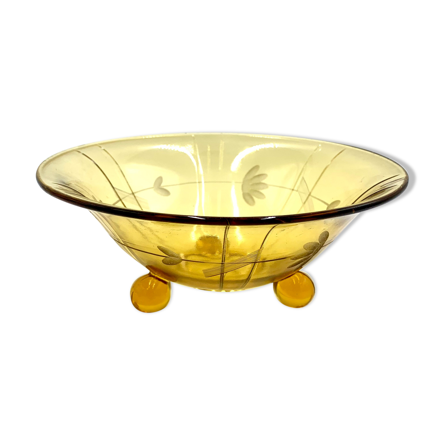 Glass Bowl, Poland, 1960s