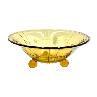 Glass Bowl, Poland, 1960s