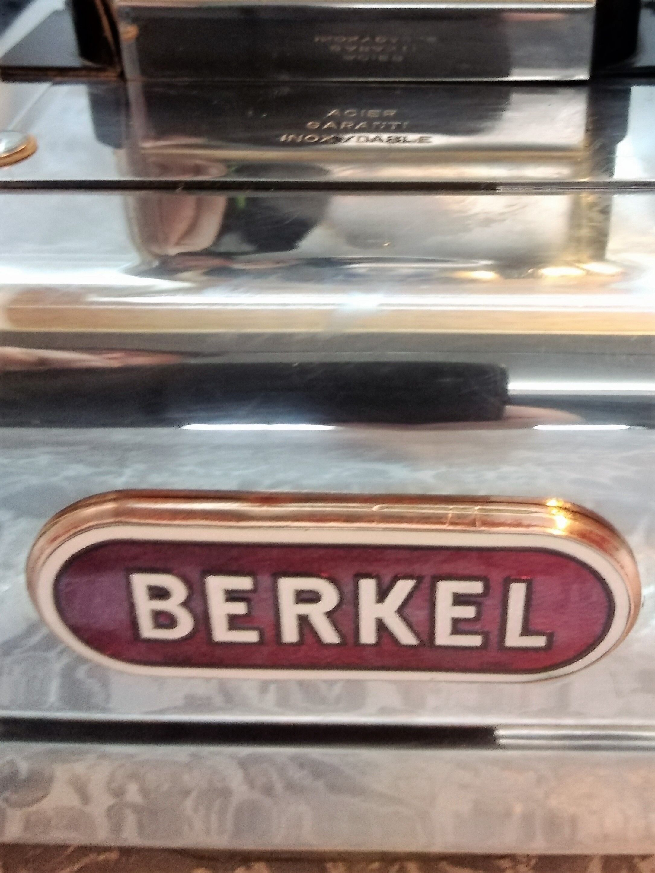 Former butcher scale Berkel stella duci stainless steel