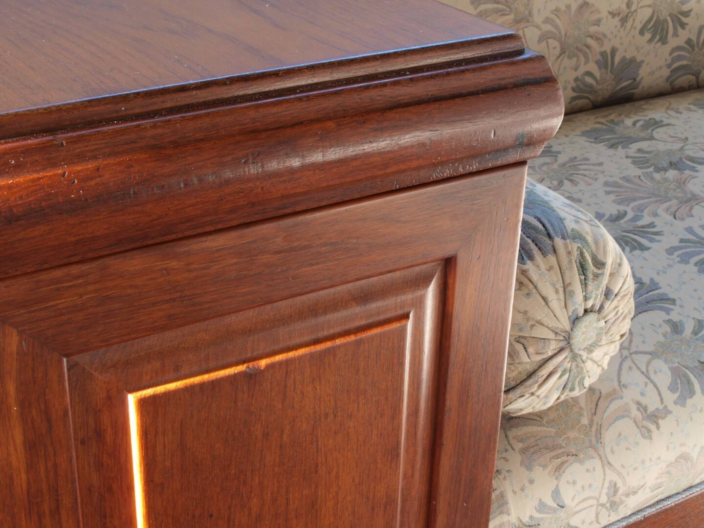 Vintage Oak Sofa / Couch, Antique Empire Danish Craftmanship 1880-1910s