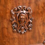 Buffet, commode, écritoire de propriété en acajou de style restauration, début XIXème