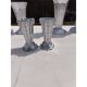 Set of aluminium vases from the 1930s.