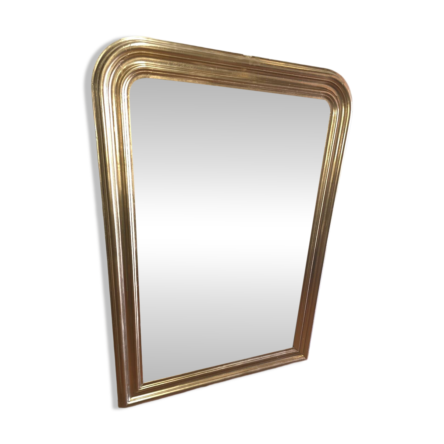 Miroir doré style Louis philippe