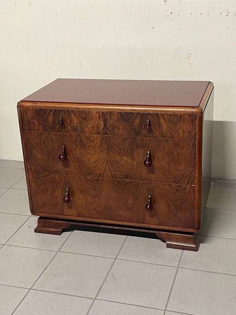 Cassettiera piccola Déco, anni '30