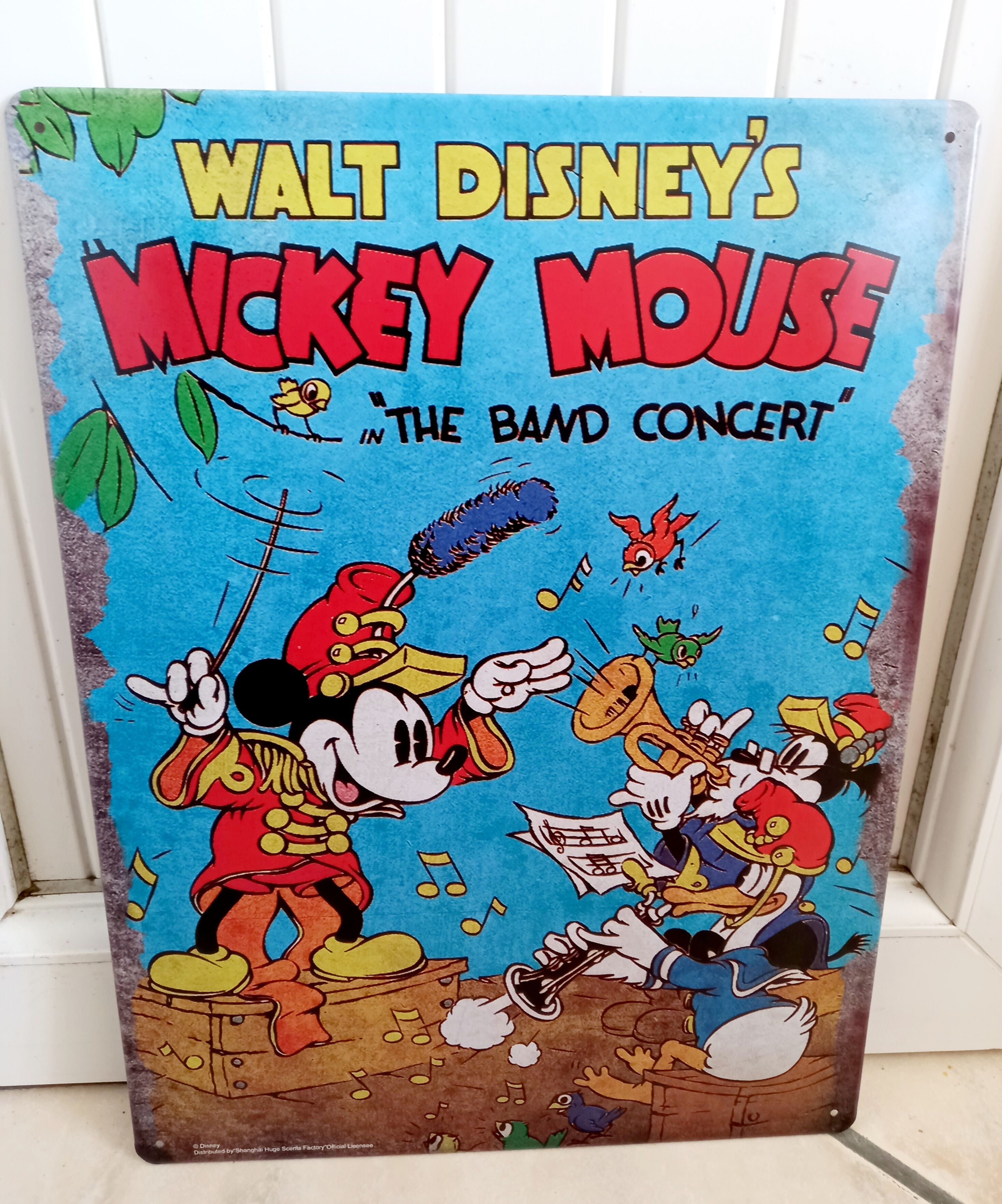 Disney metal plate