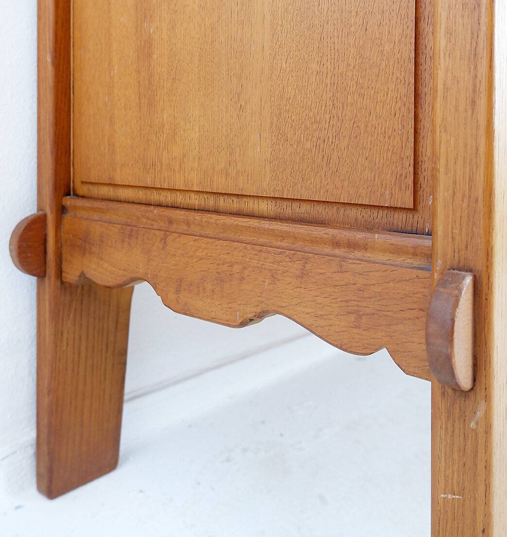 Three-drawer chest of drawers in the style of Guillerme and Chambron - 1960s