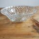 Chiseled glass candy box