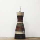 pied de lampe diabolo en céramique des Faïenceries de Charolles pour Roche Bobois
