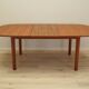 Table en teck, design danois, années 1970, fabricant : Farstrup Møbler