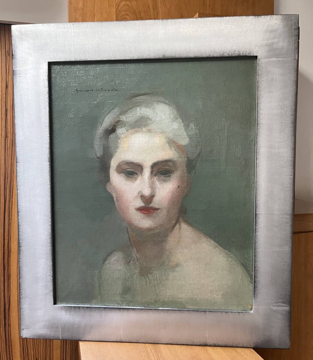 Lucien-Victor Guirand de Scévola (1871-1950) Portrait of his wife, oil on canvas signed