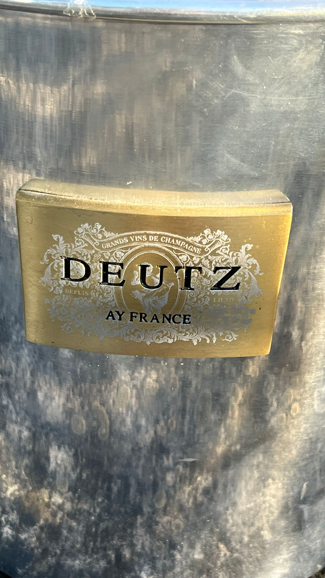 Seau à glace vintage français Deutz.