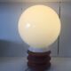 Lampe boule support bois