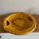 Large glazed terracotta dish