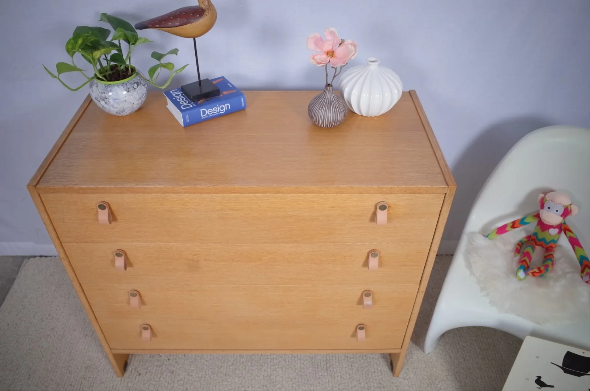 2 commodes Søborg en chêne scandinave