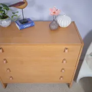 2 commodes Søborg en chêne scandinave