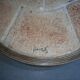 Table basse signee Barrois faussile vintage