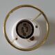 Wall lamp metal white and gold spot vintage