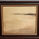 Joseph MEILARD: Oil painting on canvas, seaside view