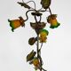 Lampadaire japonisant au Héron de style Art Nouveau,