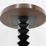 1980s Cubistic Shaped Round Coffee Table, 10 items available