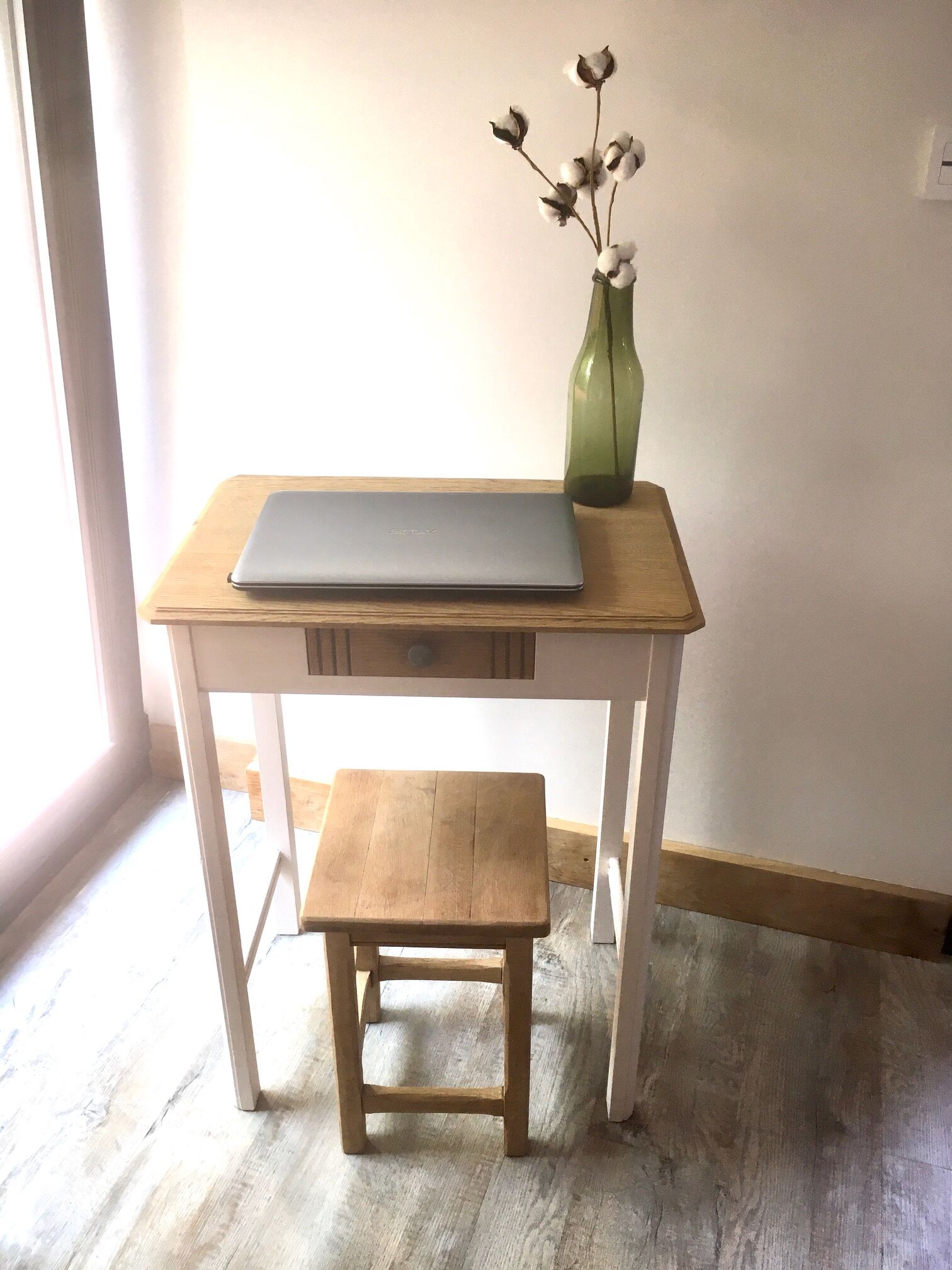 Wooden side table