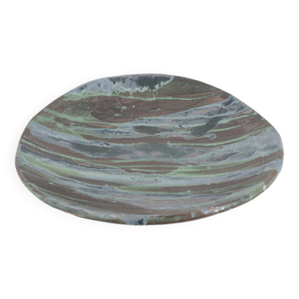 Unique earthenware dish plate, Sicily 1990’s