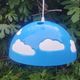 Ikea Skojig pendant light from IKEA - vintage 90s model cloud/blue decor