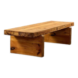 Roland Wilhelmson's pine coffee table / bench
