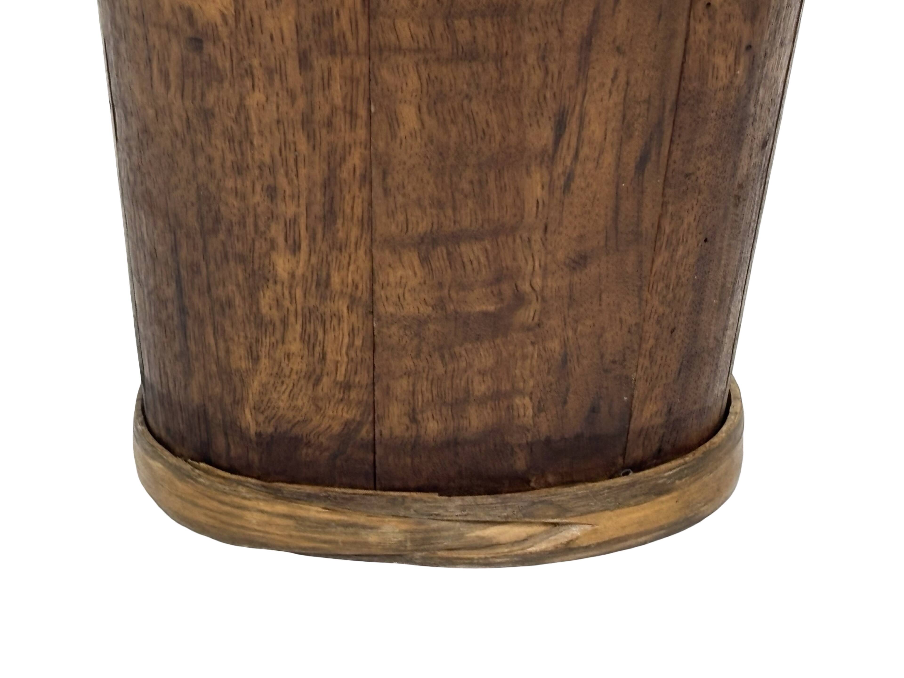 Vintage Wooden Umbrella Stand, 1960s minimalist design