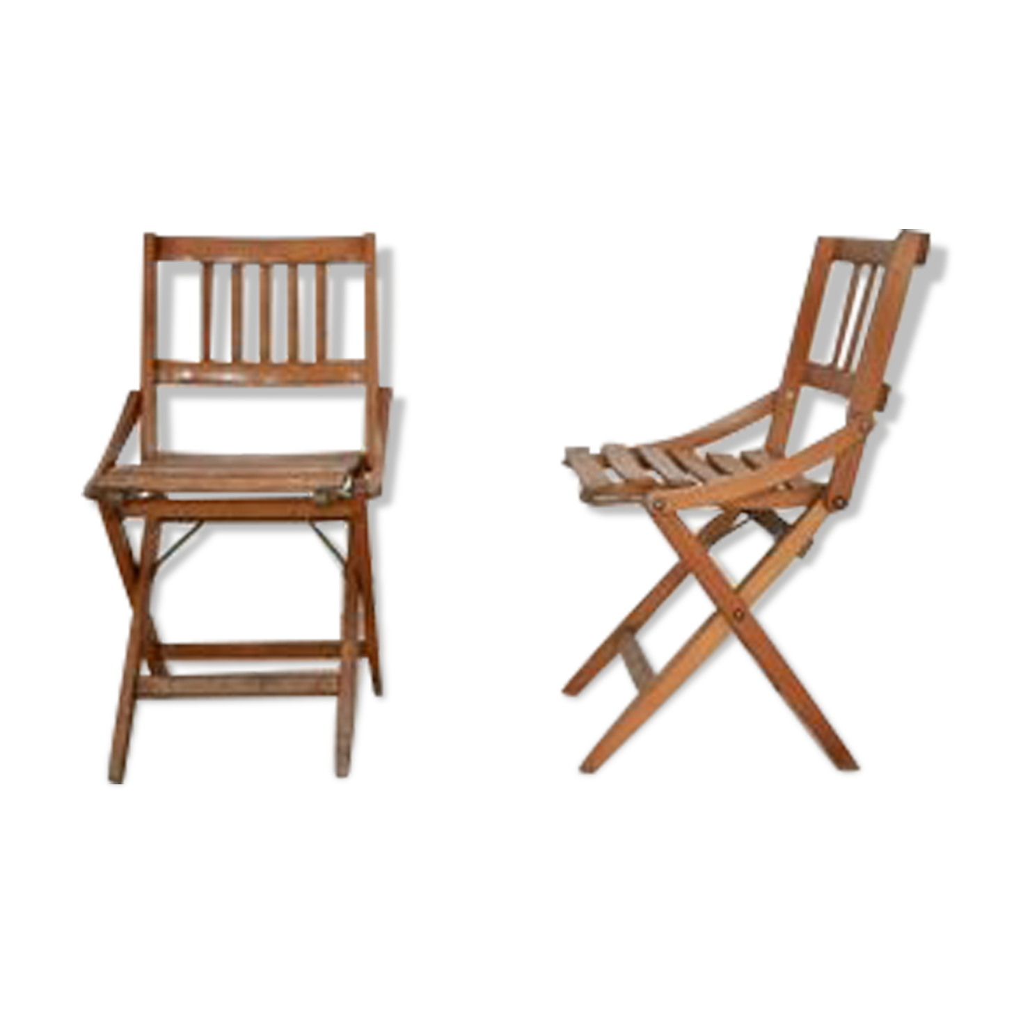 Mid-Century folding chairs for children by Fratelli Reguitti, Italy, set of 2