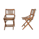 Mid-Century folding chairs for children by Fratelli Reguitti, Italy, set of 2