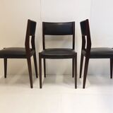 Suite of 6 Scandinavian chairs 1960