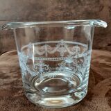 Ice bucket. Glass