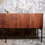 Rosewood sideboard 816 by Alain Richard for Meubles TV, France, 1960