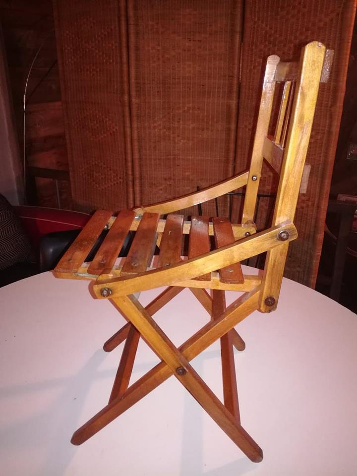 Chair folding child year 50