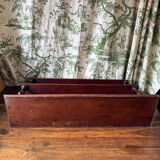 Elégante étagère murale victorienne en acajou. Fin XIXe