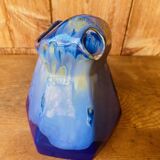 Art Deco flamed stoneware pitcher