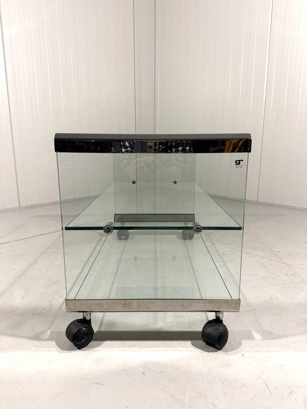 Gallotti&Radice audio rack, television table, side table Tris 1971