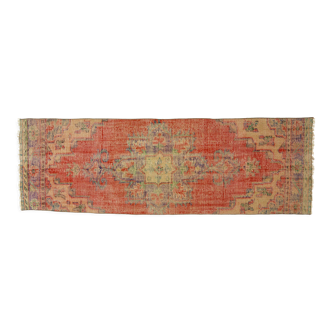 Tapis vintage anatolien fait main 265 cm x 106 cm
