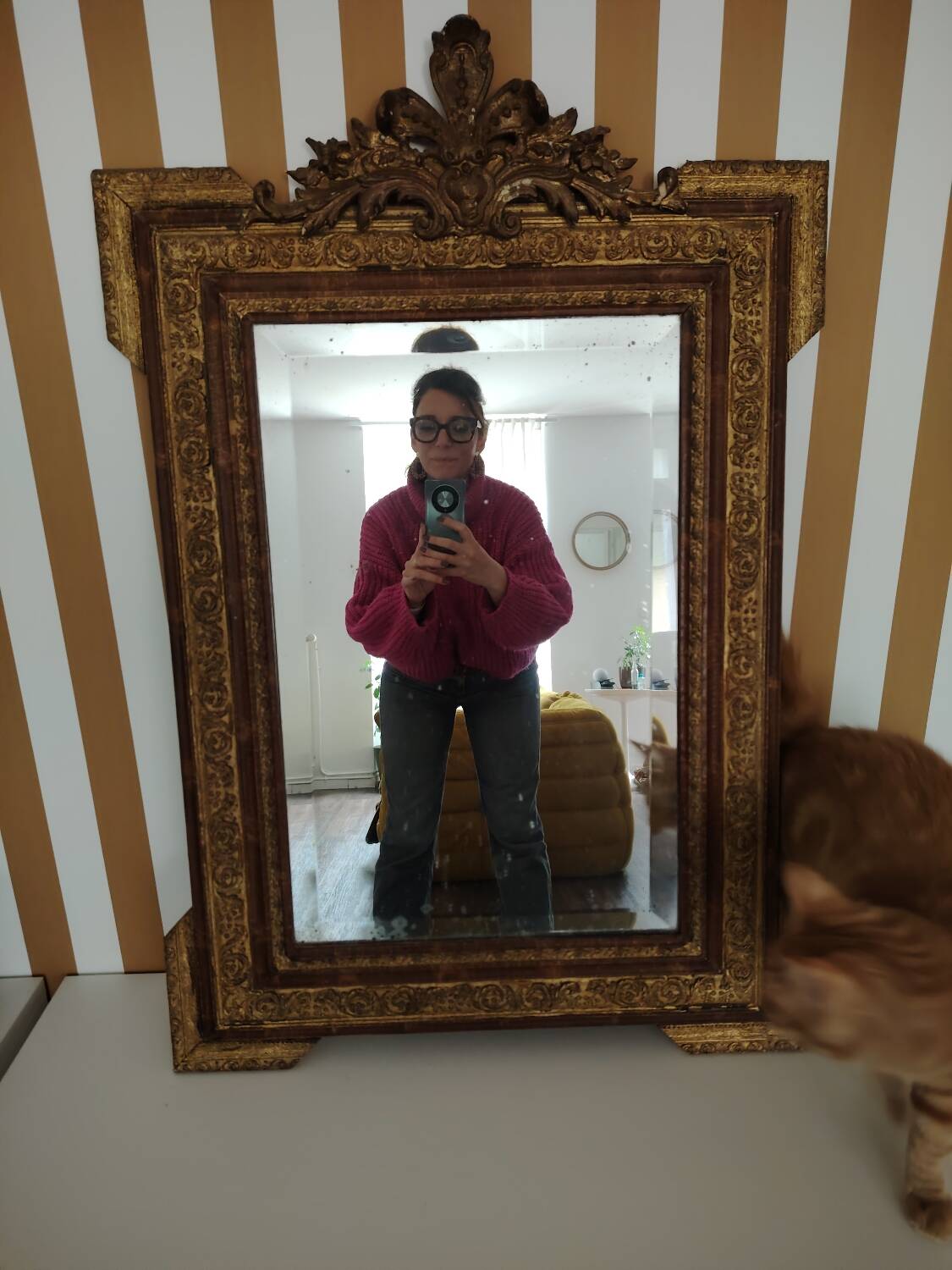 Antique mirror