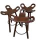 Brutalist Bar Stools, Marbella by Sergio Rodrigues, Spain, 1