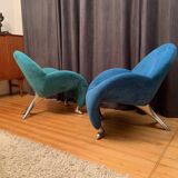 Paire de fauteuils Papageno conçus par Jan Armgardt, Leolux, Pays-Bas, années 1990