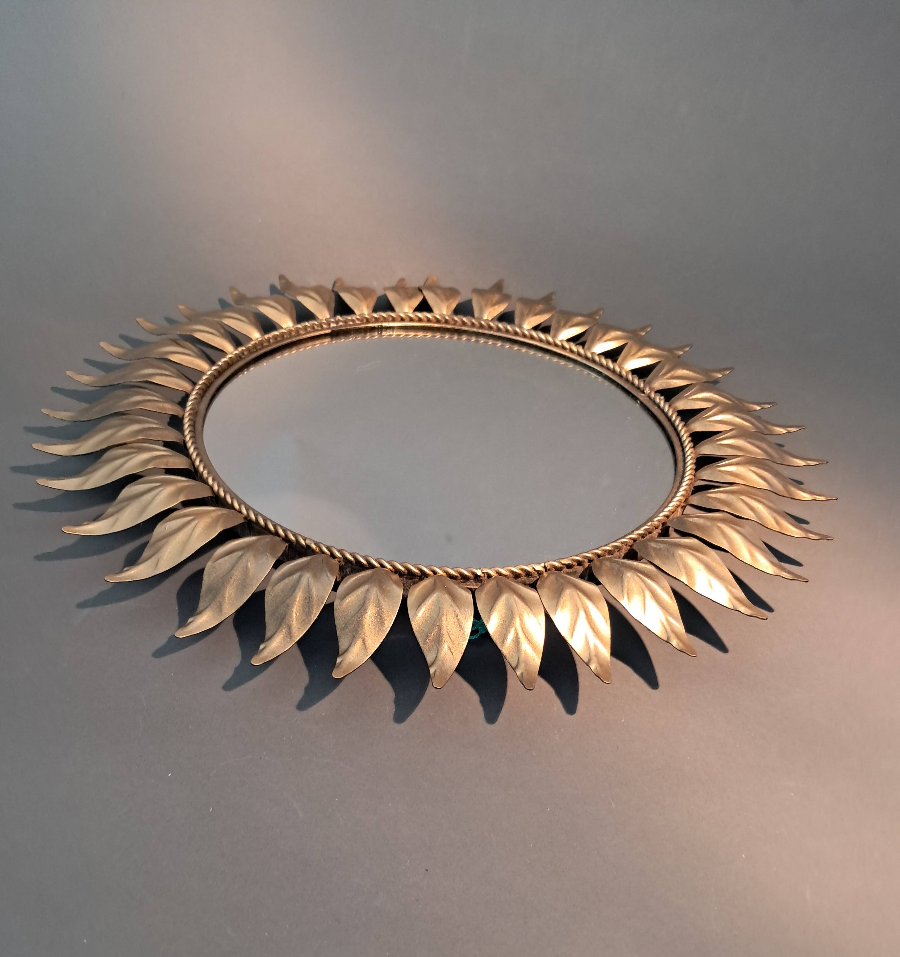 Golden sunflower mirror 1960.