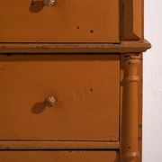 Antique chest of drawers with ochre patina (c.1920)