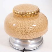 Lampe verrerie de clichy et tresse