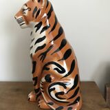 Glazed ceramic tiger 1970